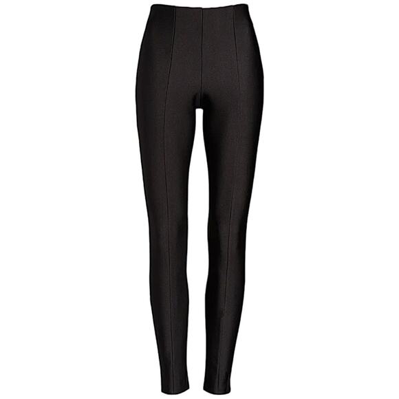 Good American Black Shine Compression Skinny Leggings - Picture 4 of 5